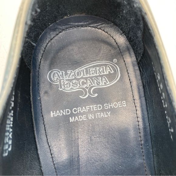 Calzoleria Toscana Burnished Leather Oxford Brogue Shoes main image 5